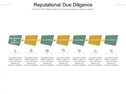 Reputational due diligence ppt powerpoint presentation infographic template slide cpb