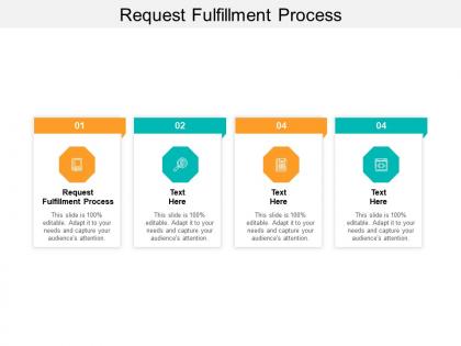 Request fulfillment process ppt powerpoint presentation example file cpb