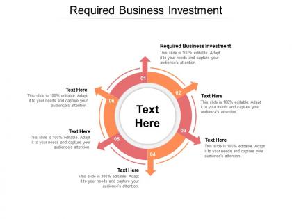 Required business investment ppt powerpoint presentation slides layout cpb