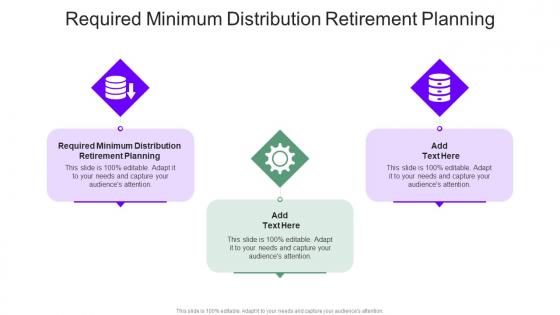 Required Minimum Distribution Retirement Planning In Powerpoint And Google Slides Cpb