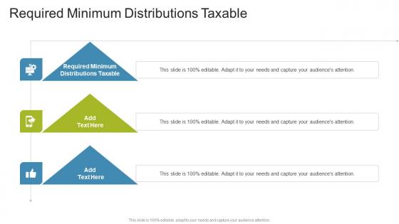 Required Minimum Distributions Taxable In Powerpoint And Google Slides Cpb