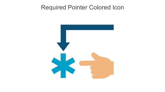 Required Pointer Colored Icon In Powerpoint Pptx Png And Editable Eps Format