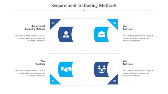 Requirement gathering methods ppt powerpoint presentation design templates cpb