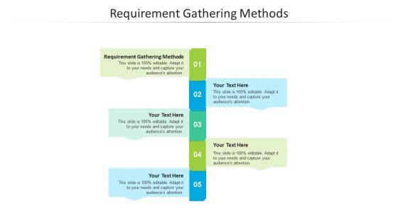 Requirement gathering methods ppt powerpoint presentation styles brochure cpb