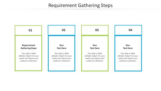 Requirement gathering steps ppt powerpoint presentation slides outline cpb