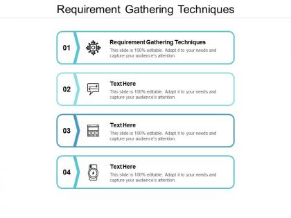 Requirement gathering techniques ppt powerpoint presentation infographic template mockup cpb