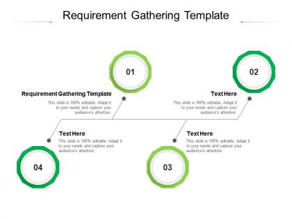 Requirement gathering template ppt powerpoint presentation ideas brochure cpb
