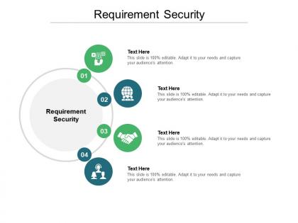 Requirement security ppt powerpoint presentation styles aids cpb