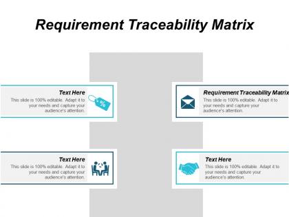 Requirement traceability matrix ppt powerpoint presentation layouts format ideas cpb