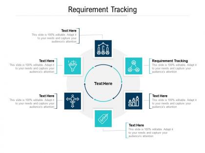 Requirement tracking ppt powerpoint portfolio graphics example cpb