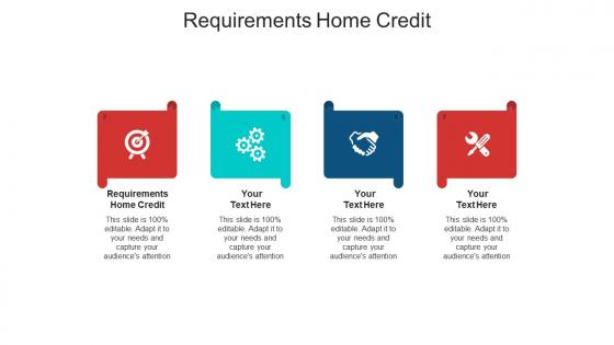 Requirements home credit ppt powerpoint presentation summary format ideas cpb