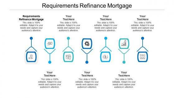 Requirements refinance mortgage ppt powerpoint presentation gallery background cpb