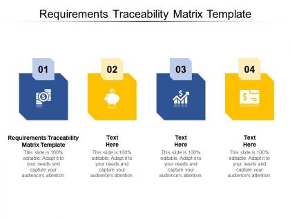 Requirements traceability matrix template ppt powerpoint presentation model infographic cpb