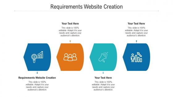 Requirements website creation ppt powerpoint presentation pictures outfit cpb