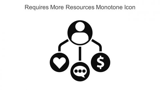 Requires More Resources Monotone Icon In Powerpoint Pptx Png And Editable Eps Format