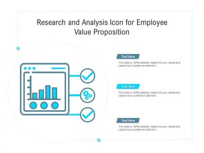 Research and analysis icon for employee