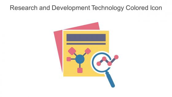 Research And Development Technology Colored Icon In Powerpoint Pptx Png And Editable Eps Format