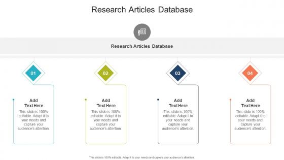 Research Articles Database In Powerpoint And Google Slides Cpb