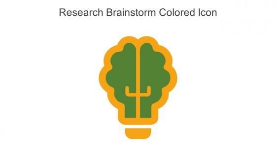 Research Brainstorm Colored Icon In Powerpoint Pptx Png And Editable Eps Format
