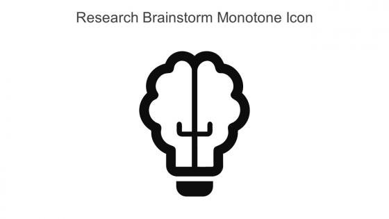 Research Brainstorm Monotone Icon In Powerpoint Pptx Png And Editable Eps Format