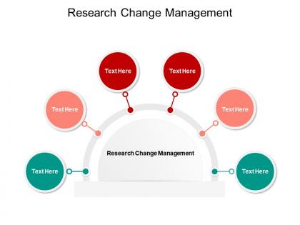 Research change management ppt powerpoint presentation summary slides cpb