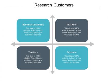 Research customers ppt powerpoint presentation icon elements cpb