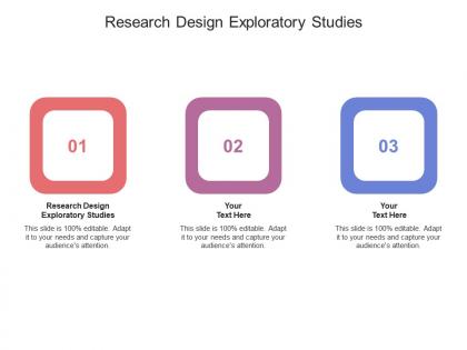 Research design exploratory studies ppt powerpoint presentation layouts styles cpb