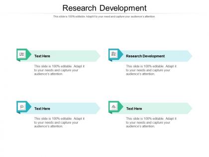 Research development ppt powerpoint presentation show format ideas cpb
