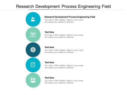 Research development process engineering field ppt powerpoint presentation summary ideas cpb