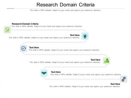 Research domain criteria ppt powerpoint presentation outline slides cpb
