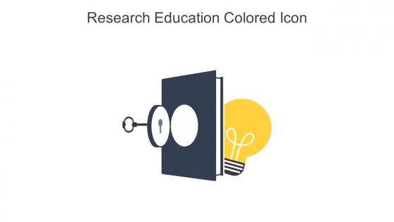 Research Education Colored Icon In Powerpoint Pptx Png And Editable Eps Format