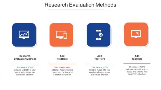 Research Evaluation Methods Ppt Powerpoint Presentation Styles Graphics Cpb
