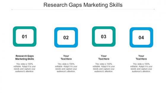 Research gaps marketing skills ppt powerpoint presentation professional brochure cpb