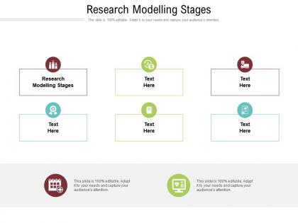 Research modelling stages ppt powerpoint presentation styles layout cpb