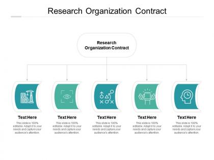 Research organization contract ppt powerpoint presentation gallery templates cpb
