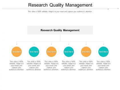 Research quality management ppt powerpoint presentation file background designs cpb