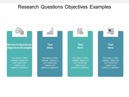 Research questions objectives examples ppt powerpoint presentation layouts mockup cpb