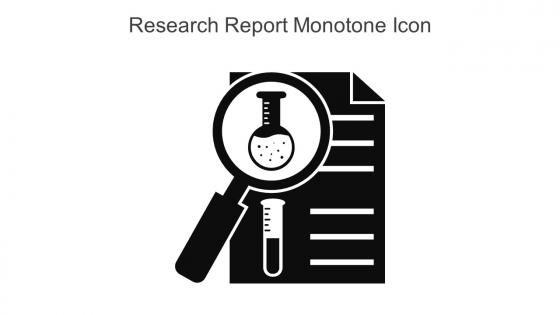 Research Report Monotone Icon In Powerpoint Pptx Png And Editable Eps Format