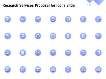 Research services proposal for icons slide ppt powerpoint presentation icons