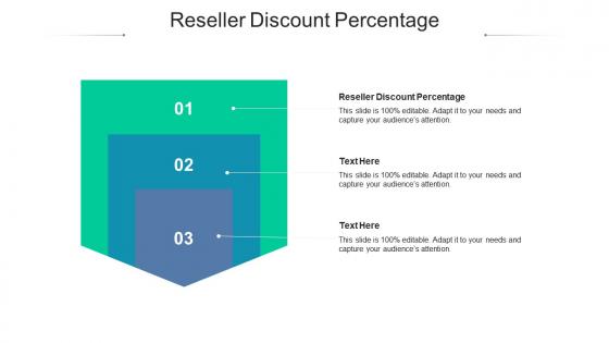 Reseller discount percentage ppt powerpoint presentation file templates cpb