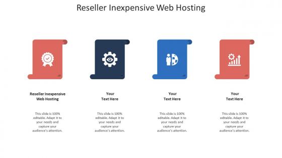 Reseller inexpensive web hosting ppt powerpoint presentation infographic template cpb