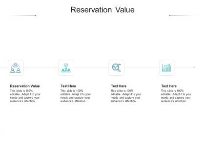Reservation value ppt powerpoint presentation infographics example cpb