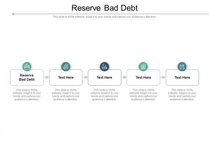 Reserve bad debt ppt powerpoint presentation slides graphics example cpb