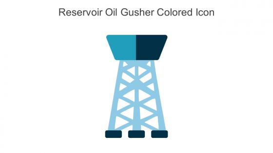 Reservoir Oil Gusher Colored Icon In Powerpoint Pptx Png And Editable Eps Format