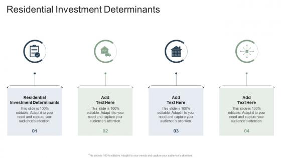 Residential Investment Determinants In Powerpoint And Google Slides Cpb