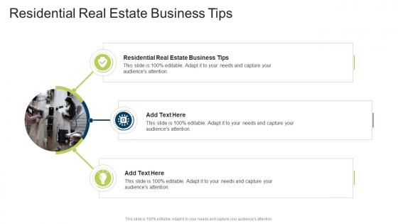 Residential Real Estate Business Tips In Powerpoint And Google Slides Cpb