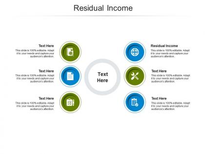 Residual income ppt powerpoint presentation styles model cpb
