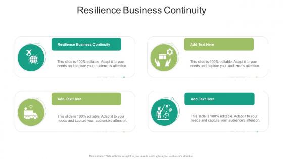 Resilience Business Continuity In Powerpoint And Google Slides Cpb