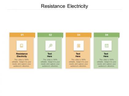 Resistance electricity ppt powerpoint presentation gallery influencers cpb