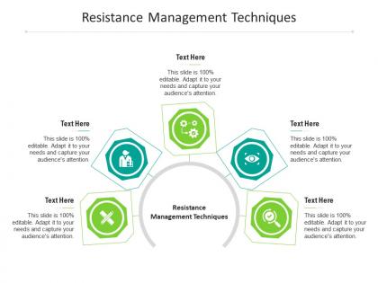 Resistance management techniques ppt powerpoint presentation outline icon cpb